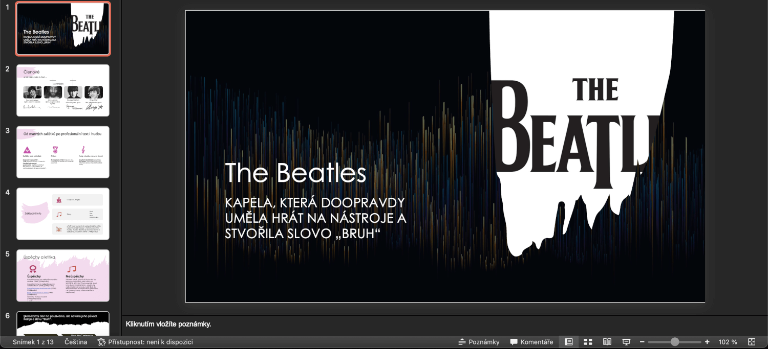 Moderní a stylová prezentace do pár hodin