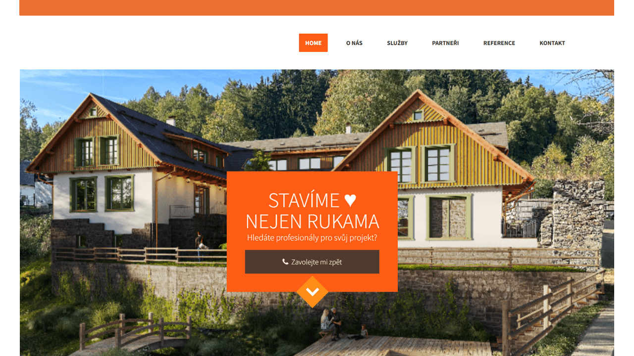 Microsite - webová vizitka