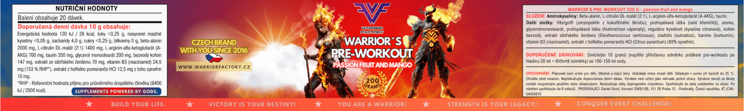 Etiketa produktu na míru