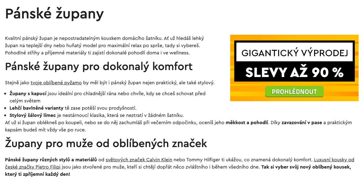 Tvorba textů na míru pro Váš e-shop od A do Z
