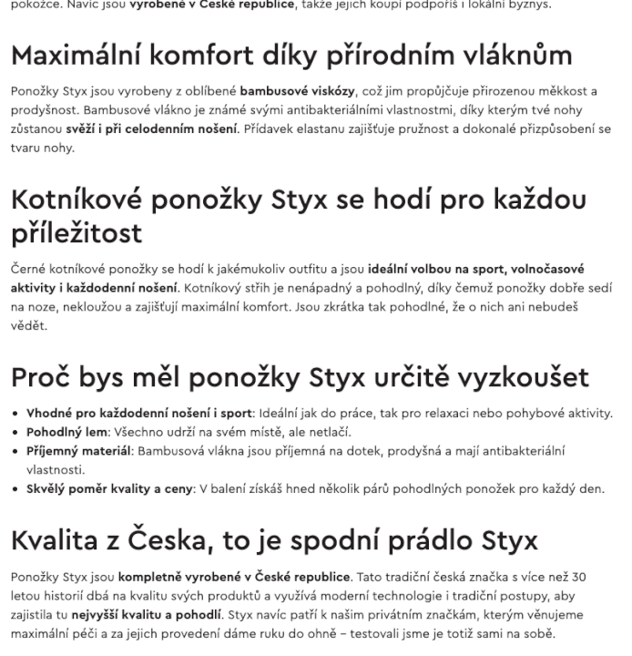 Tvorba textů na míru pro Váš e-shop od A do Z