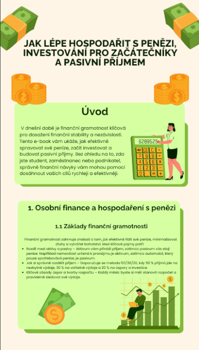  Jak lépe hospodařit s penězi – investování & pasivní příjem