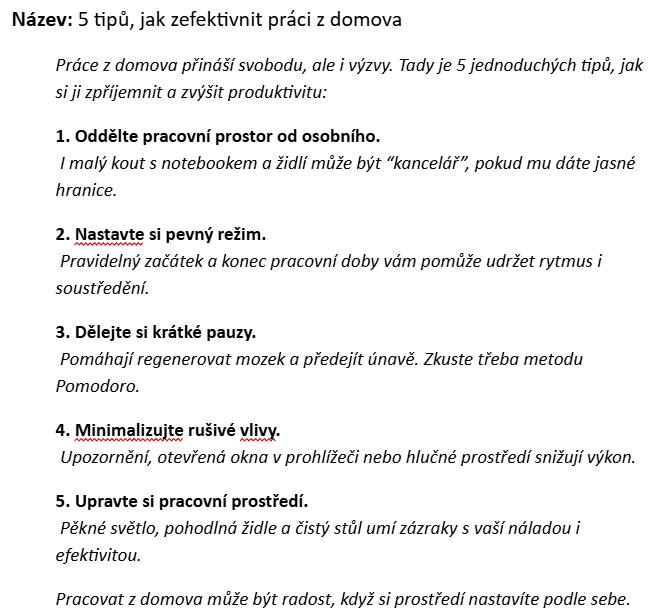 Napíšu pro vás kvalitní a poutavý text