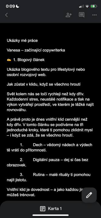 Napíšu kvalitní SEO článek nebo blog na míru