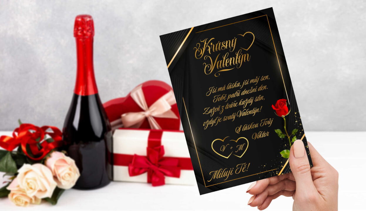 Personalizované blahopřání pro vaše blízké - Určeno k tisku