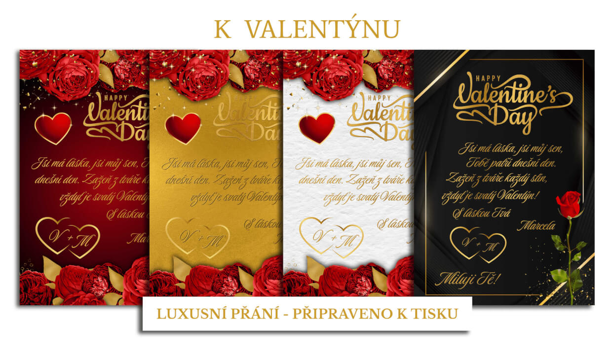 Personalizované blahopřání pro vaše blízké - Určeno k tisku