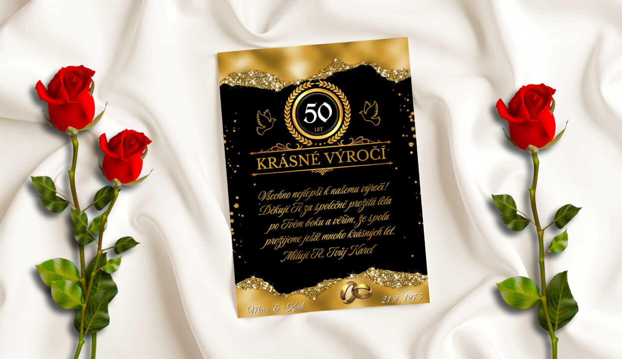 Personalizované blahopřání pro vaše blízké - Určeno k tisku