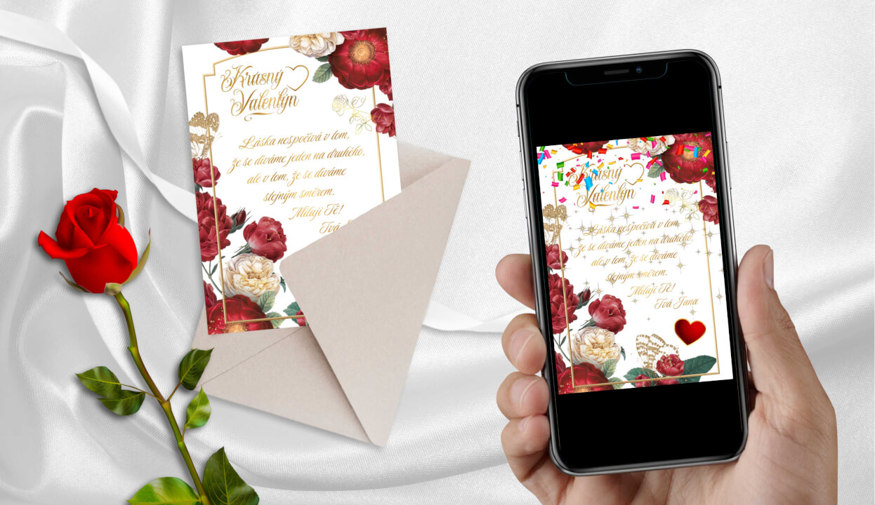 Animované videopřání + blahopřání k tisku