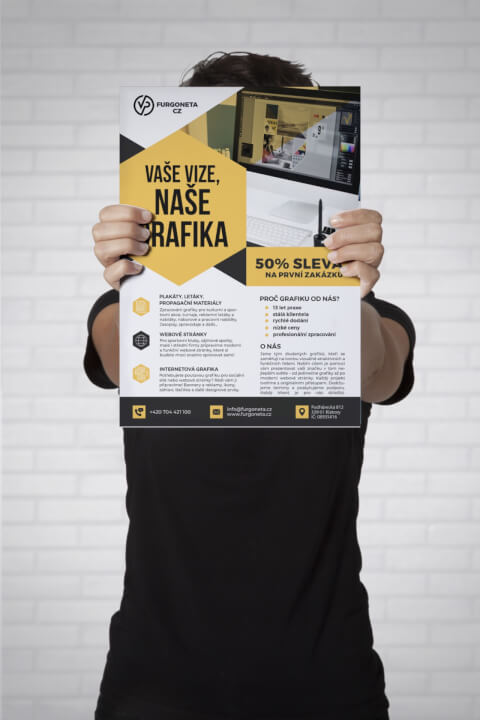Návrh reklamních tiskovin na míru – letáky a plakáty
