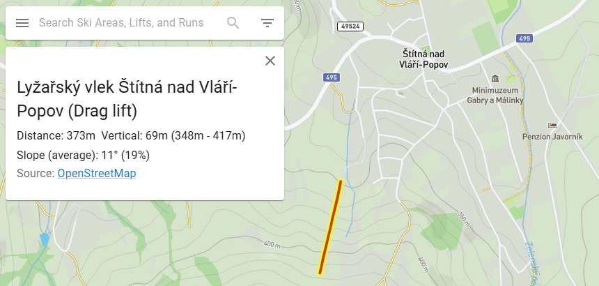 Provozovna v mapách