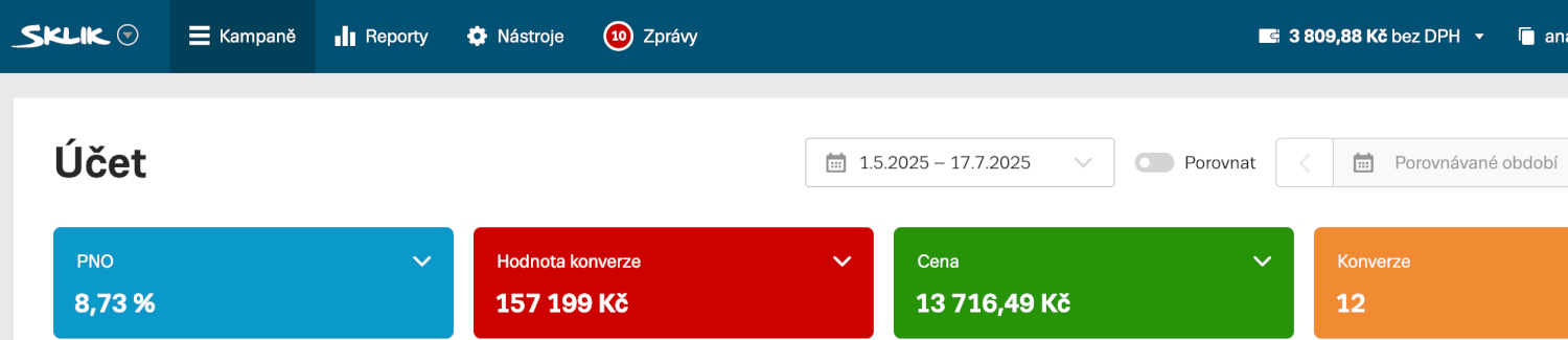 PPC založení kampaní - Google Ads/Sklik/Meta