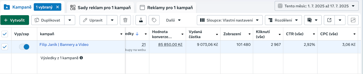 PPC založení kampaní - Google Ads/Sklik/Meta