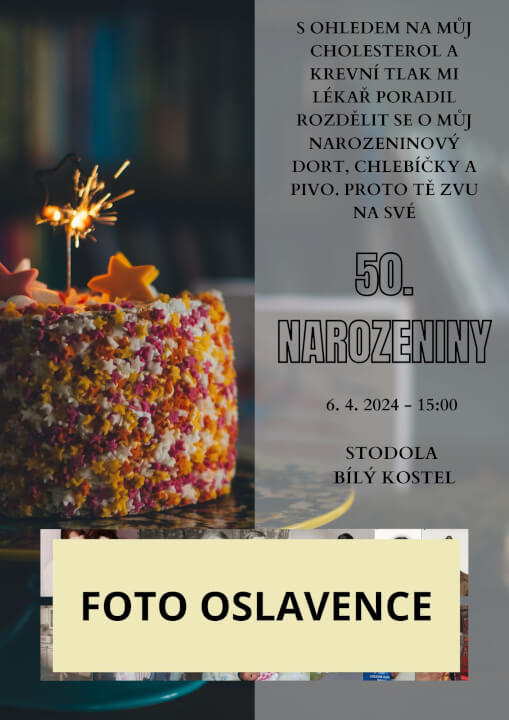 Návrh pozvánek, letáčků, vstupenek, vizitek,..