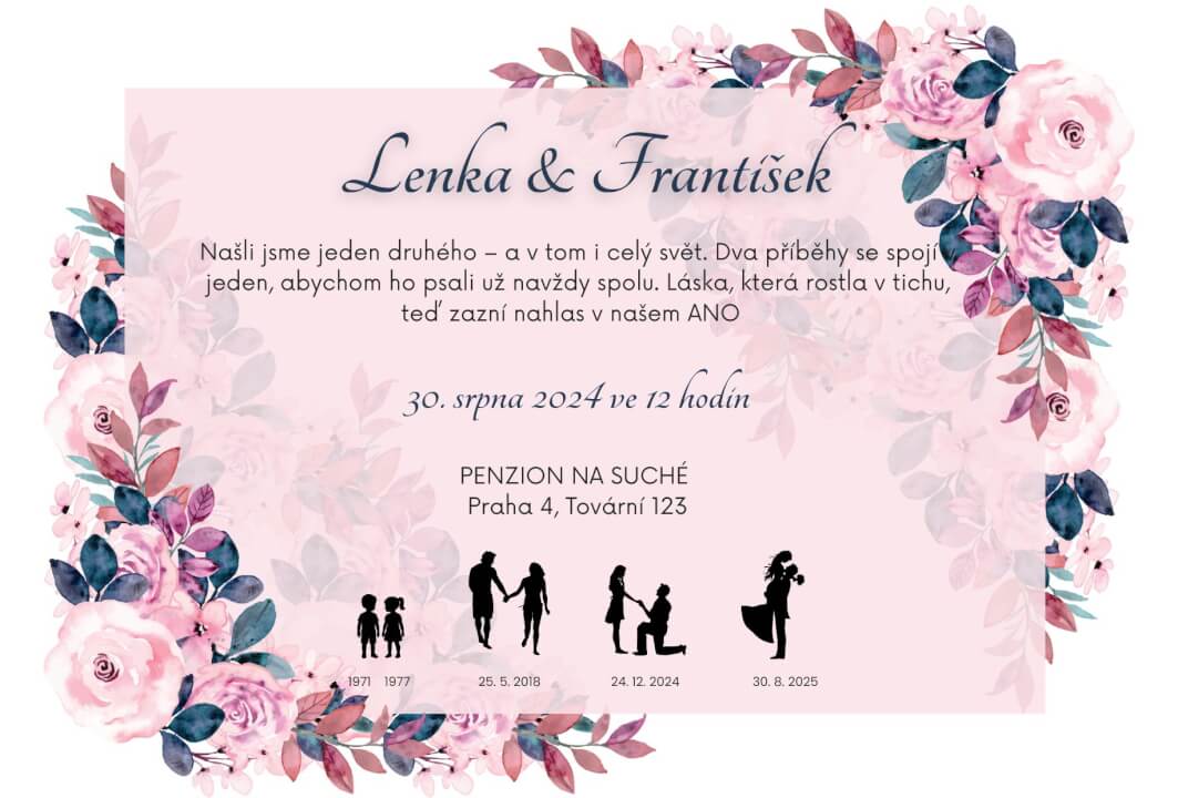 Návrh pozvánek, letáčků, vstupenek, vizitek,..