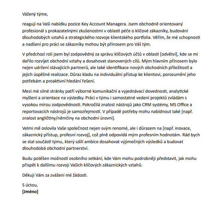 Motivační dopis, který vás dostane na pohovor