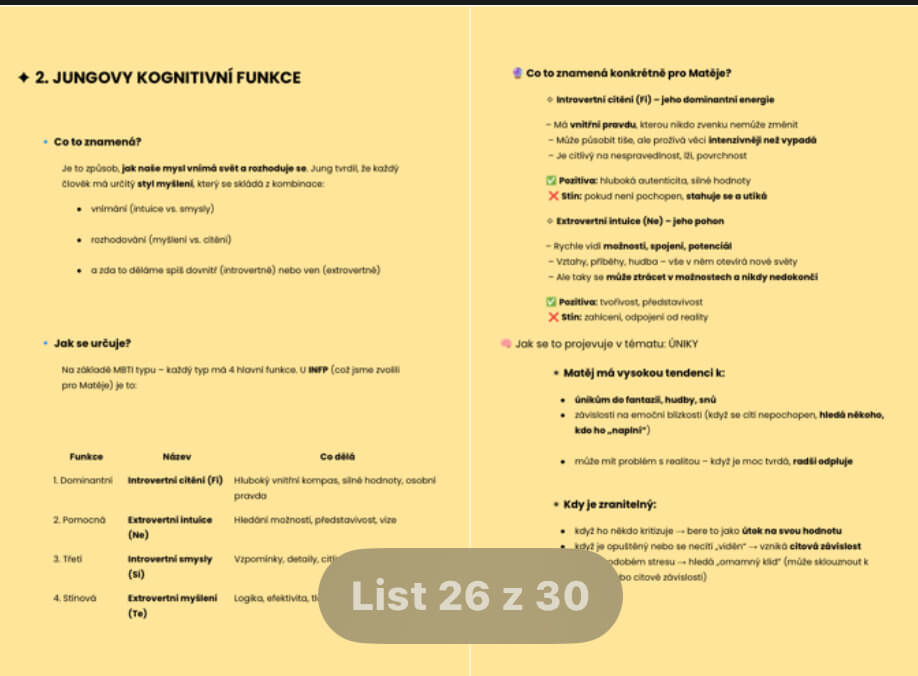 Rozbor osobnostního profilu ( Numerologie, astrologie atd.)