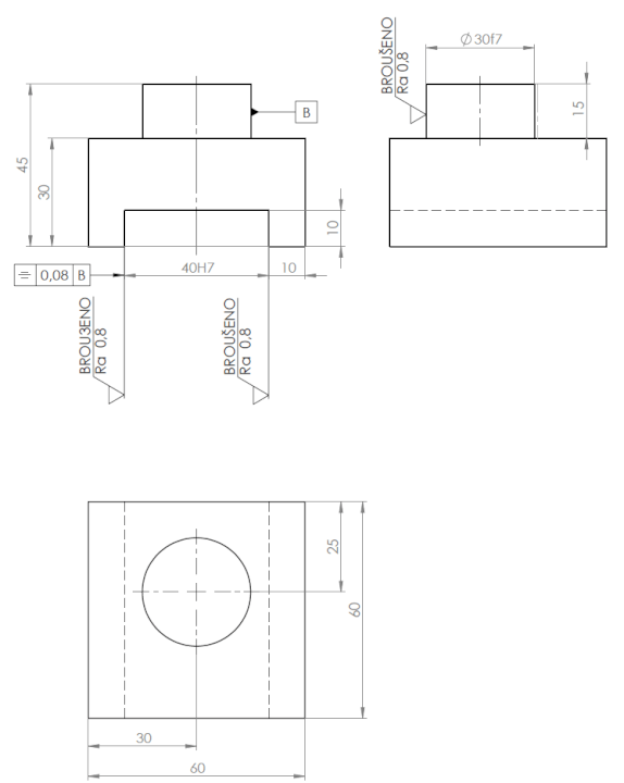 Zhotovení strojírenských technických výkresů a 3D modelů