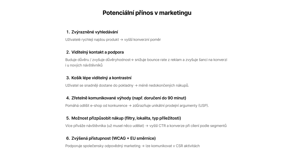 Rychlý UX audit e-shopu (30 bodů) + priority a quick-wins