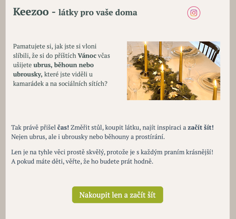 Psaní newsletterů v Ecomail