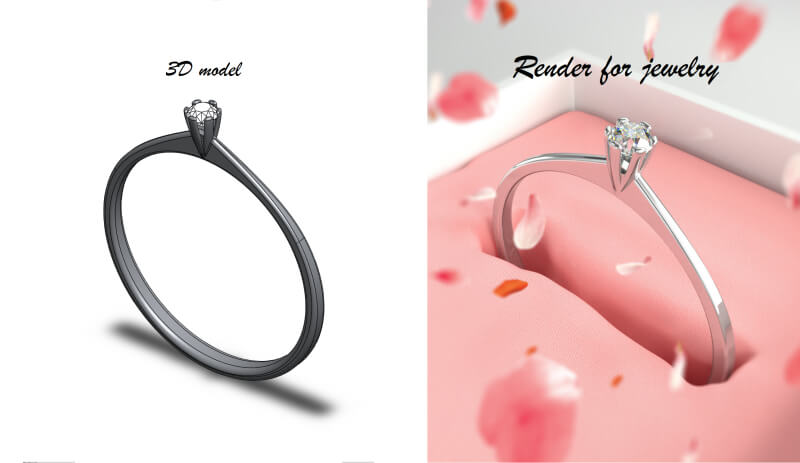 3D model šperku pre zlatníctvo