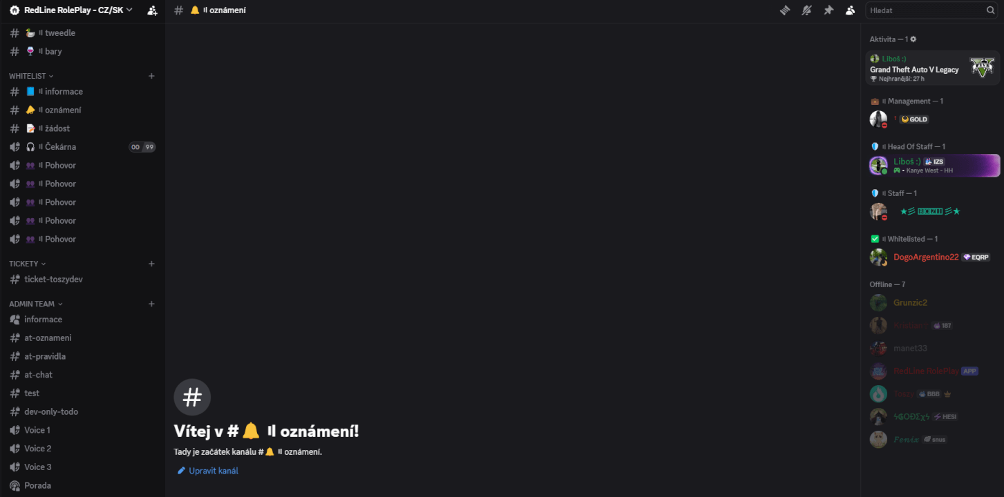 Discord Online Služby