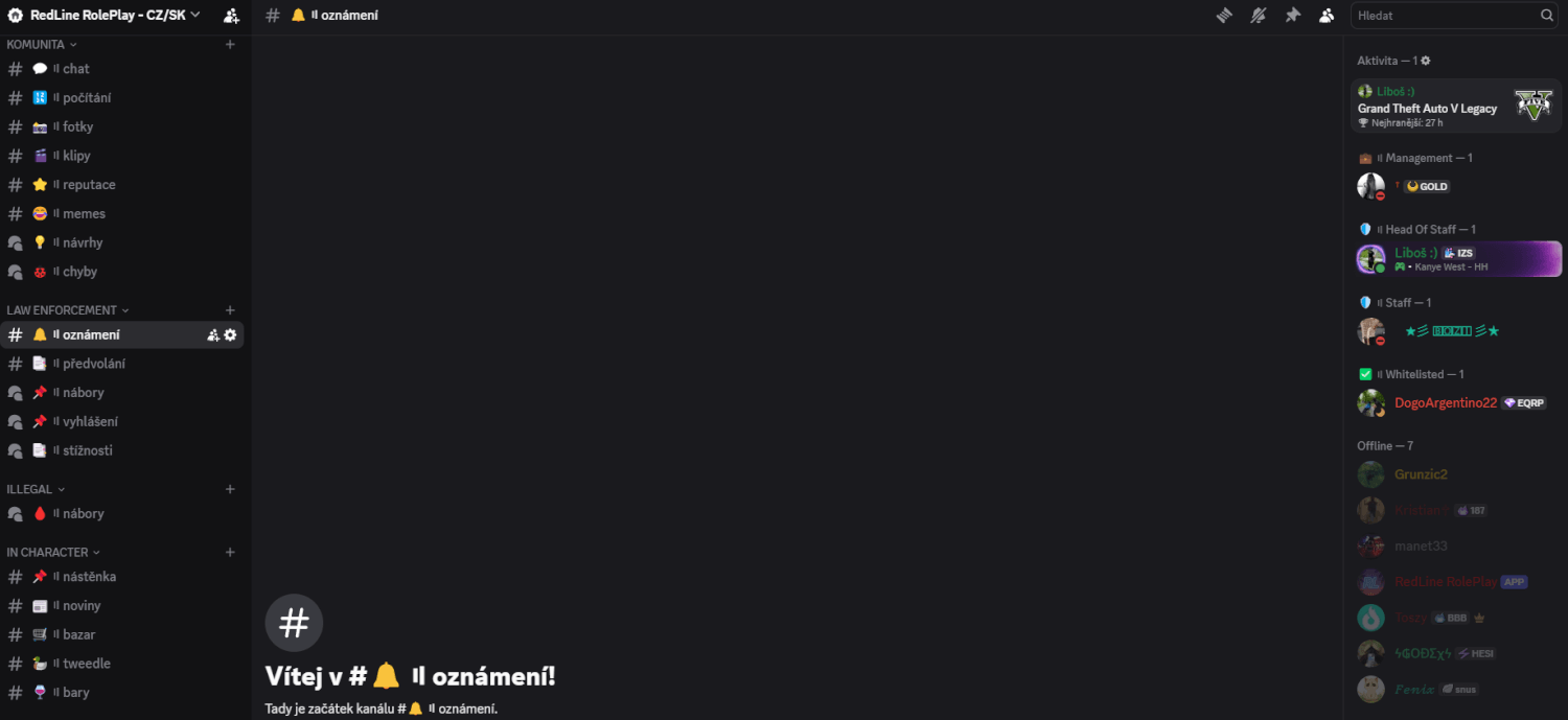 Discord Online Služby