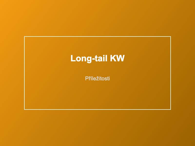 Analýza klíčových slov