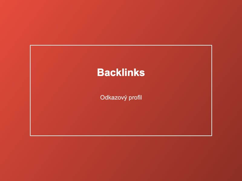 SEO analýza konkurence