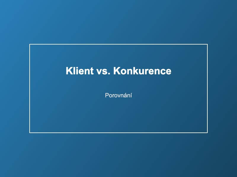 SEO analýza konkurence