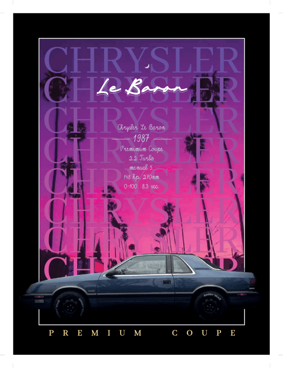 Originální plakát vašeho auta