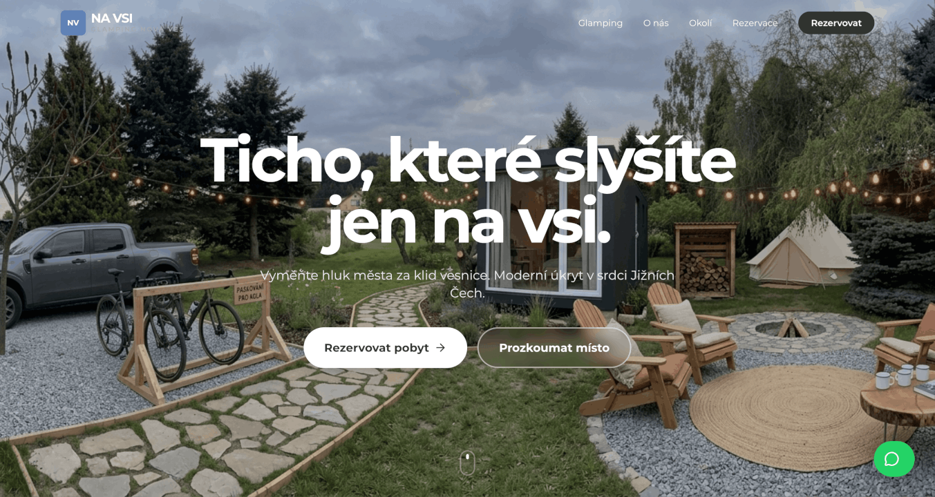 One-Page web na klíč (Strategie, Copy & Webflow)