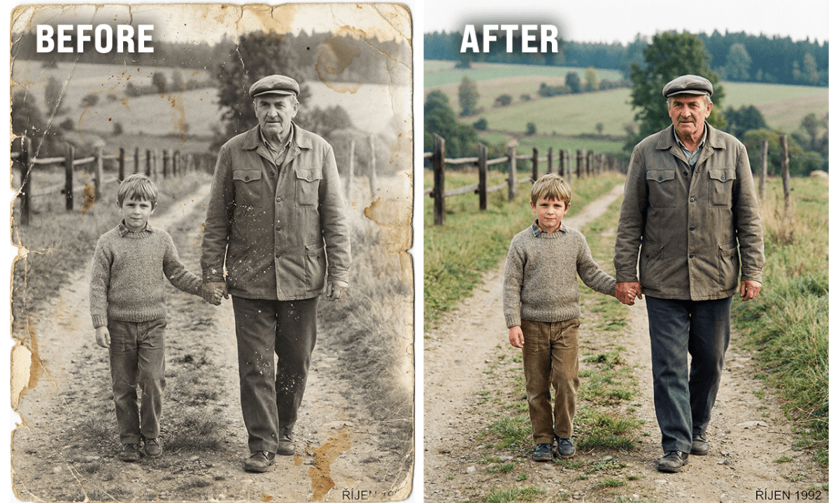 Obnovím, obarvím a vylepším vaši starou fotografii