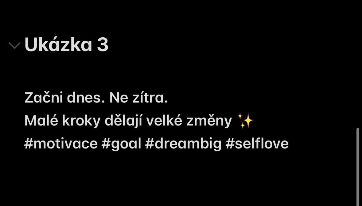 Napíšu originální popisky na Instagram rychle????