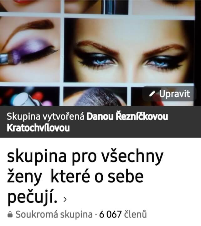 Propagace pro ženy: FB skupina (6tis.) + Pinterest (13k)