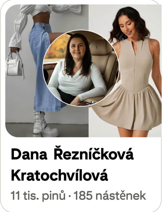 Propagace pro ženy: FB skupina (6tis.) + Pinterest (13k)
