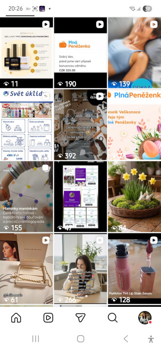 Propagace pro ženy: FB skupina (6tis.) + Pinterest (13k)