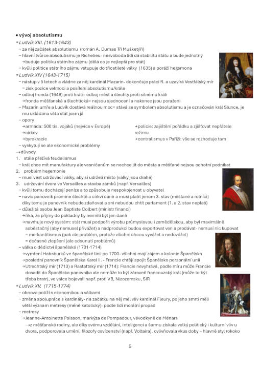 maturitní otázky do dějepisu 
