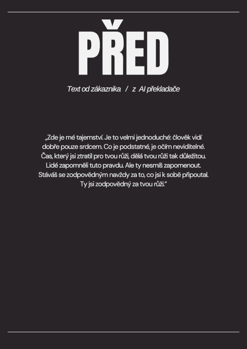 Opravím gramatiku, překlepy a stylistiku v textu.