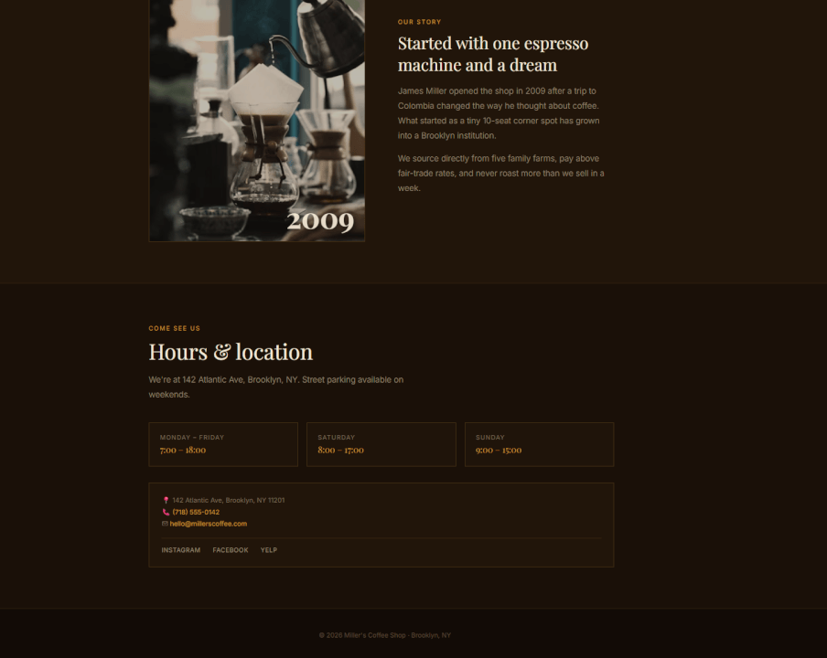 Vytvořím moderní a rychlý jednostránkový web