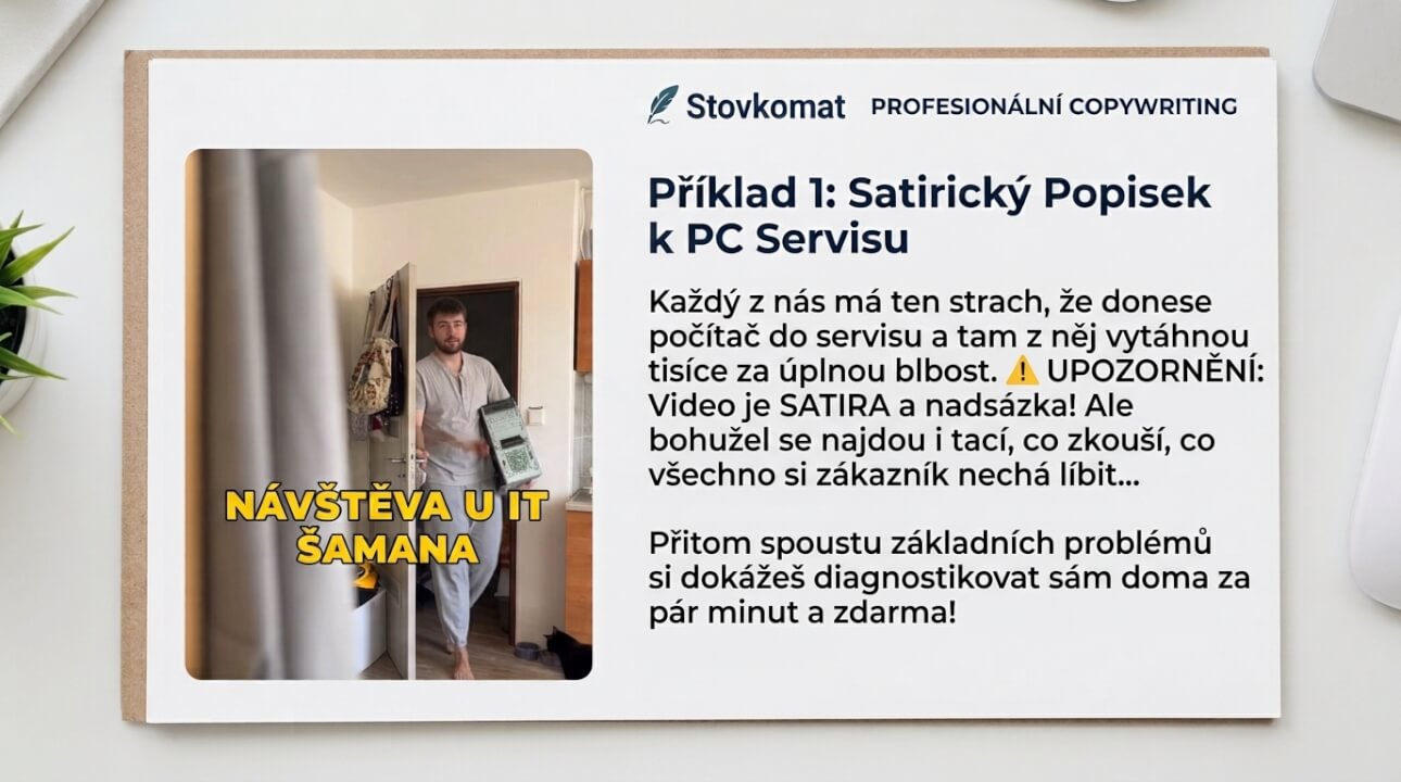 Chytlavé texty na web, sociální sítě i prodejní popisy
