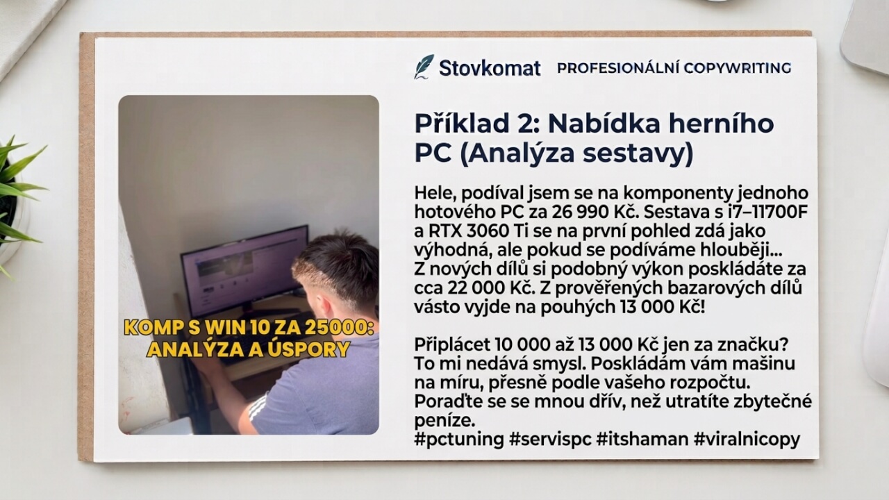 Chytlavé texty na web, sociální sítě i prodejní popisy