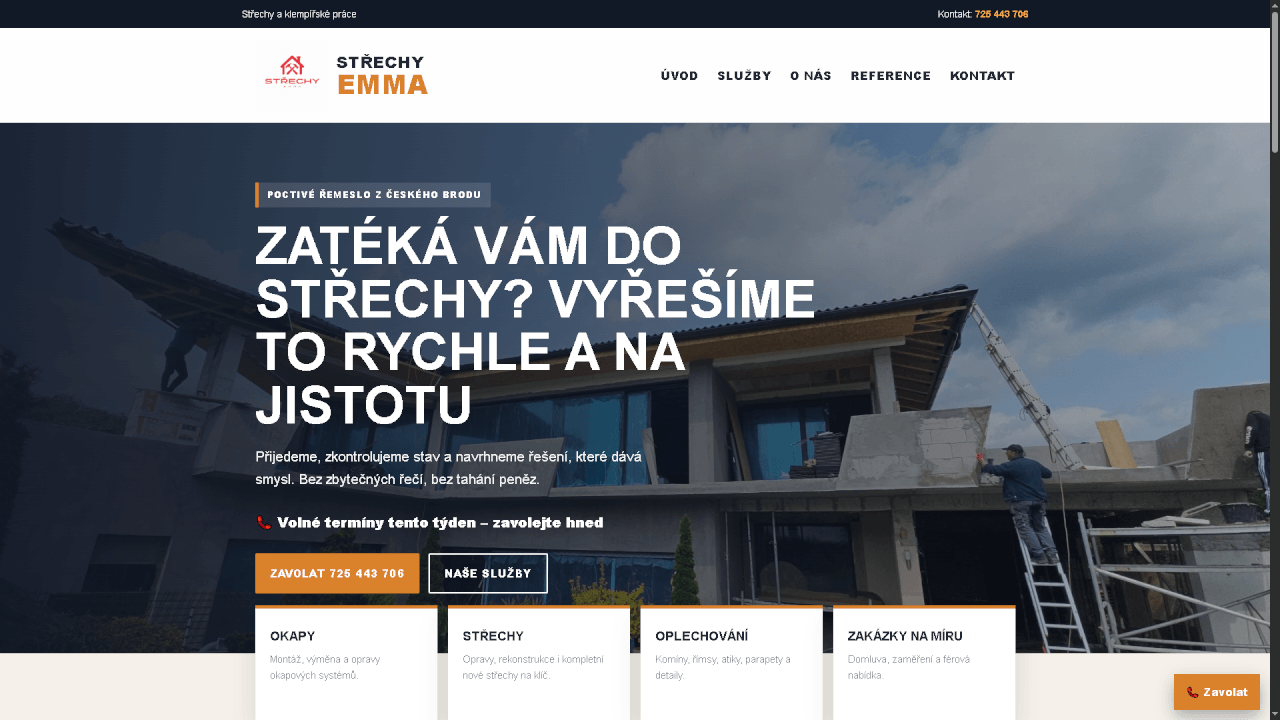 Vytvořím moderní webové stránky na míru pro vaši firmu