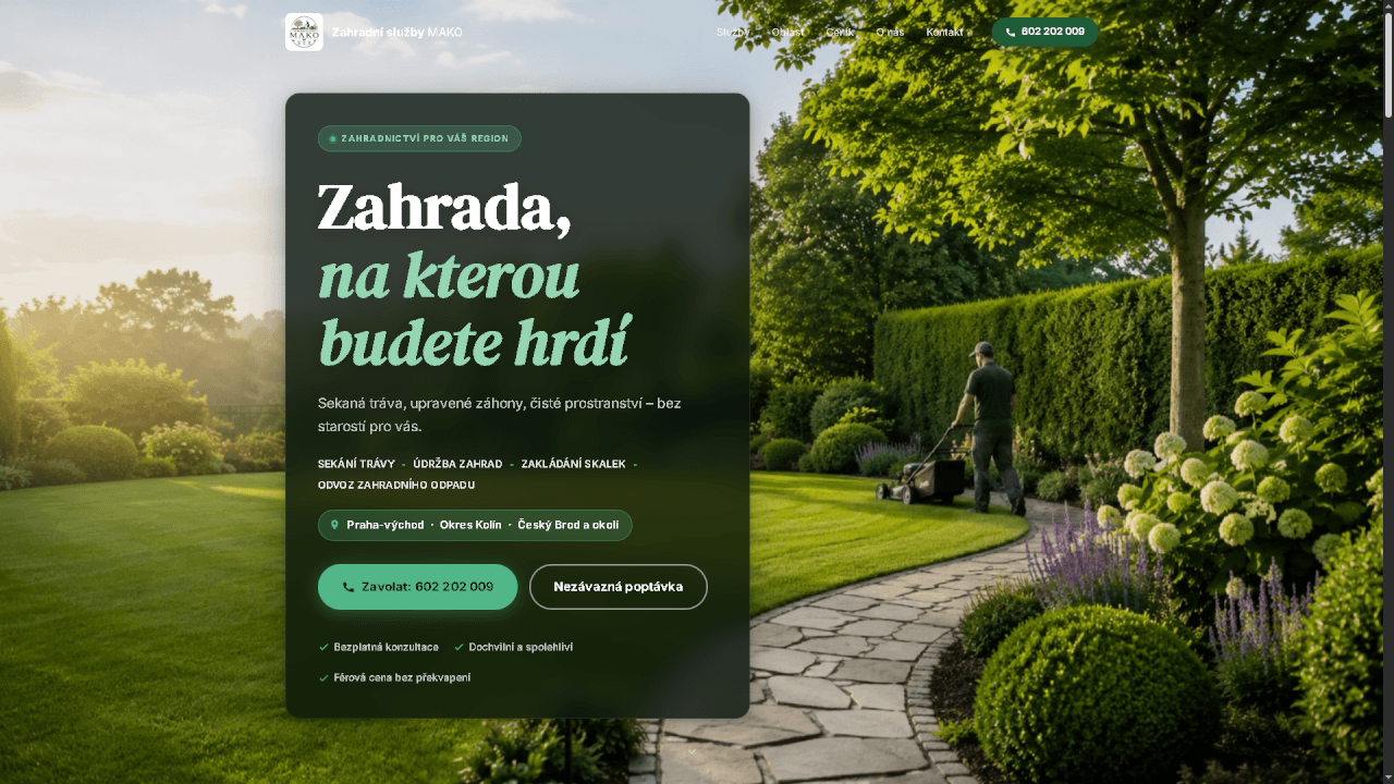 Vytvořím moderní webové stránky na míru pro vaši firmu