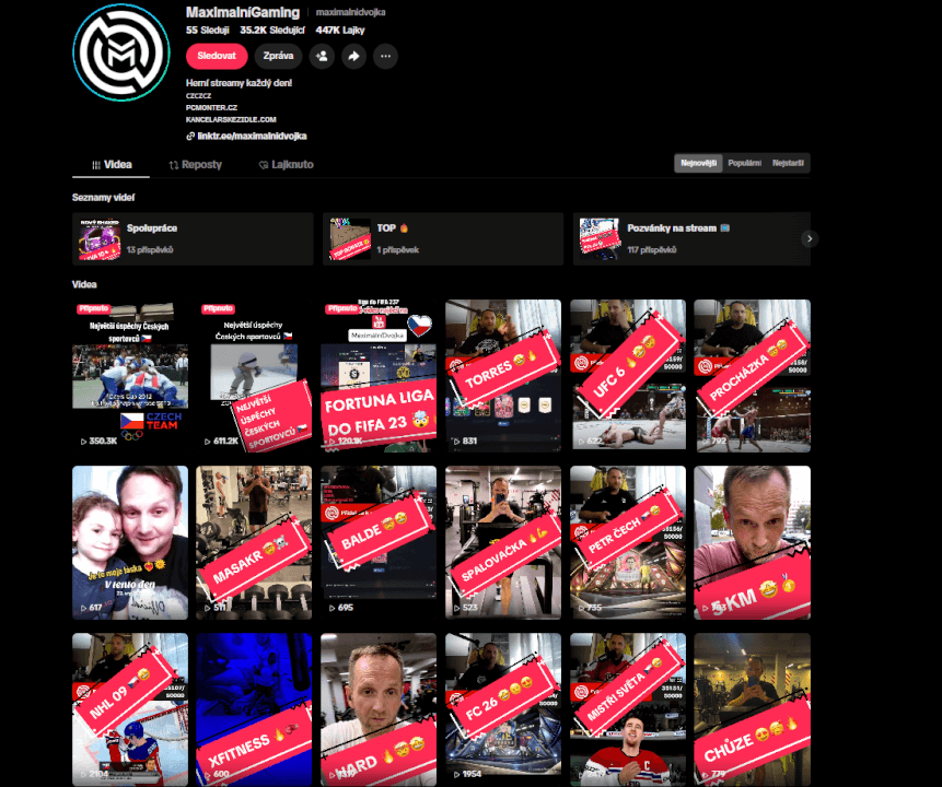 MAXIMÁLNÍ SOCIAL