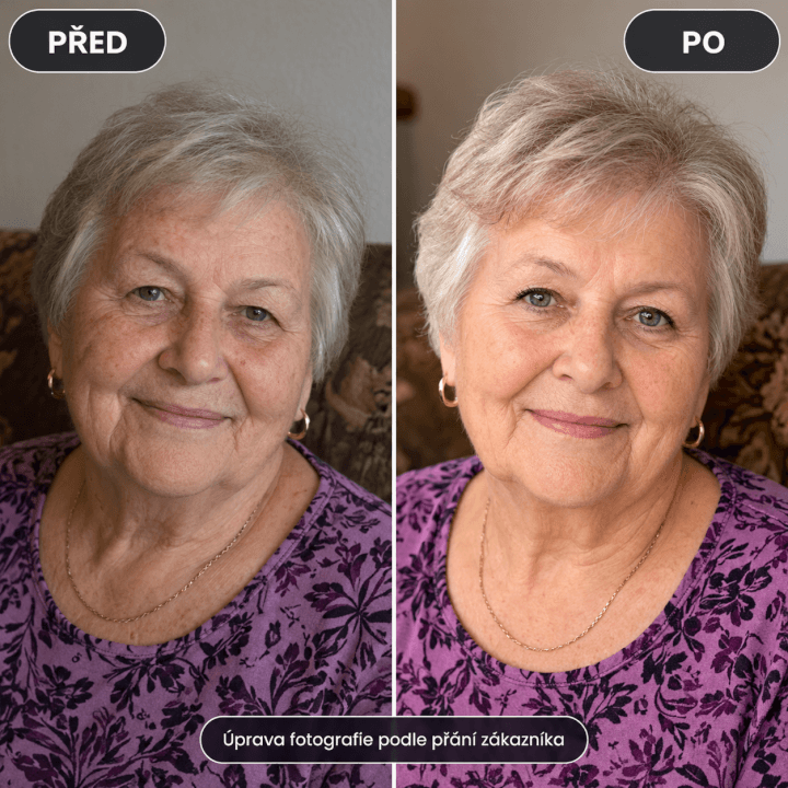 Profesionální úprava a retuš fotografií | PŘED & PO